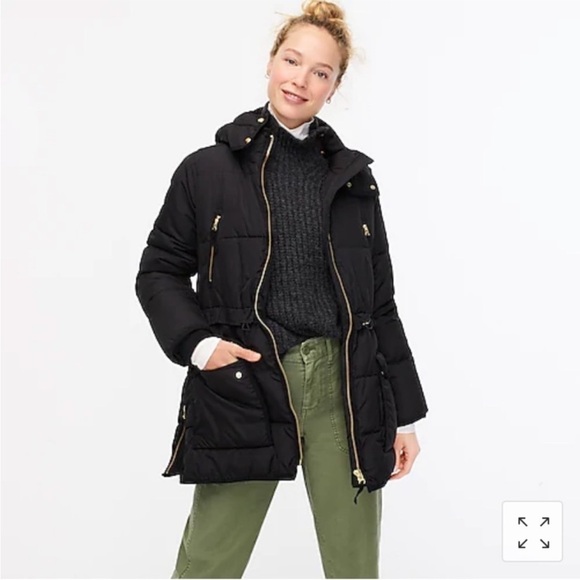 J. Crew Chateau Puffer Jacket AG260 - Picture 3 of 12